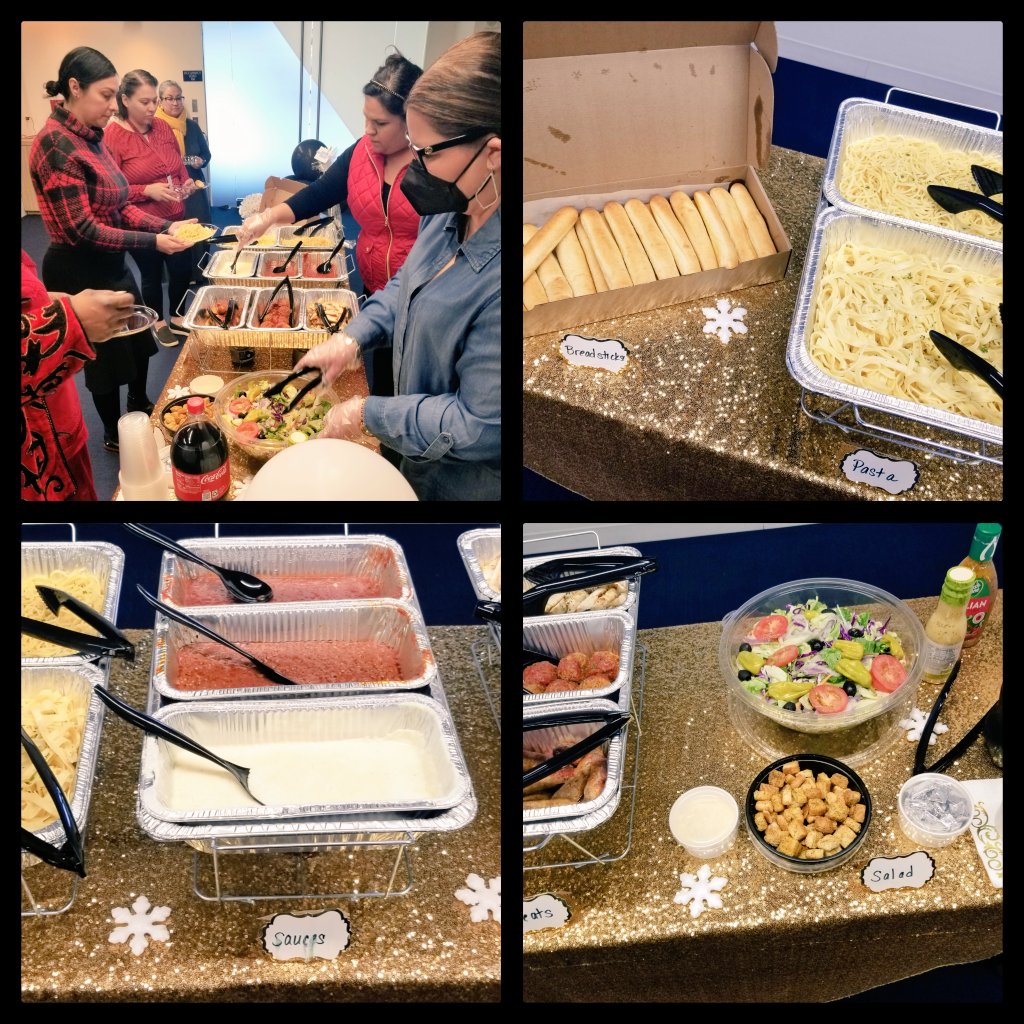 KenyaTClements's tweet photo. Wrap Collaboration Meeting & Luncheon. Thankful for this awesome team I have so I had to show them my appreciation. Our WRS Showcase was in full effect & we also pre-planned for our parent engagement events for the Spring semester. Lets RISE & SHINE all 2023 together. #WeWRAP ❤ https://t.co/R5caN1YDO9