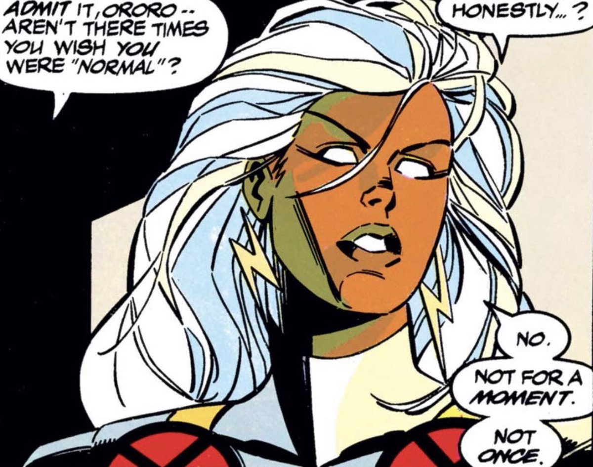 BigRiggBlues's tweet image. Storm knows what’s up.
#Xmen #MarvelComics #NormalAintNormal