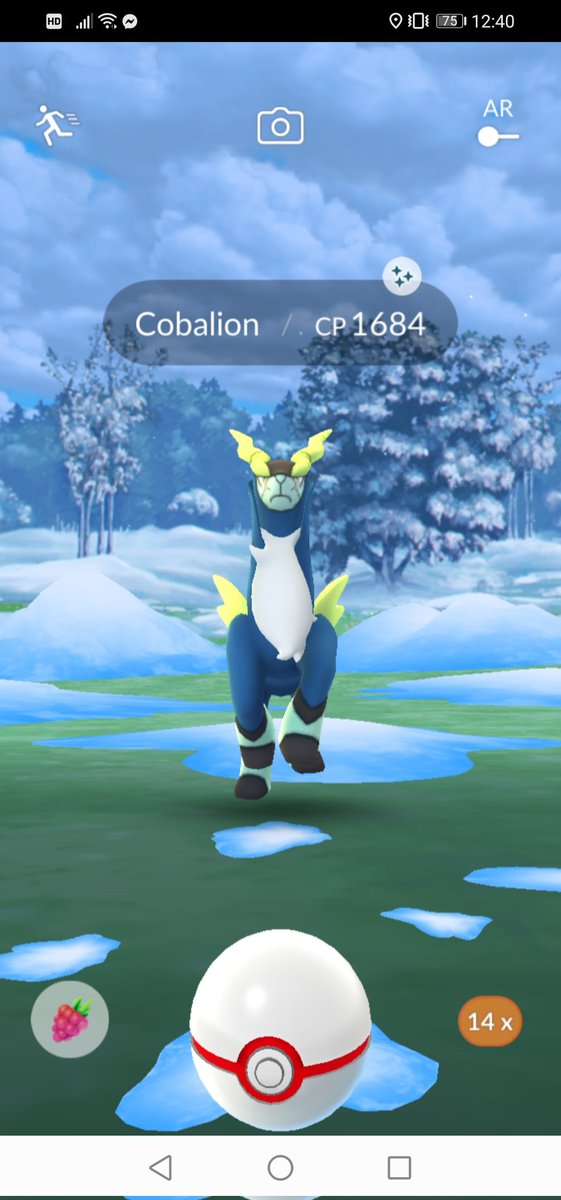 KosmicDruid's tweet photo. My first Cobalion is shiny! 😍✨ 
#PokemonGO #ShinyPokemon #Pokemon #PokemonGOraid https://t.co/9kBbfFmgr8