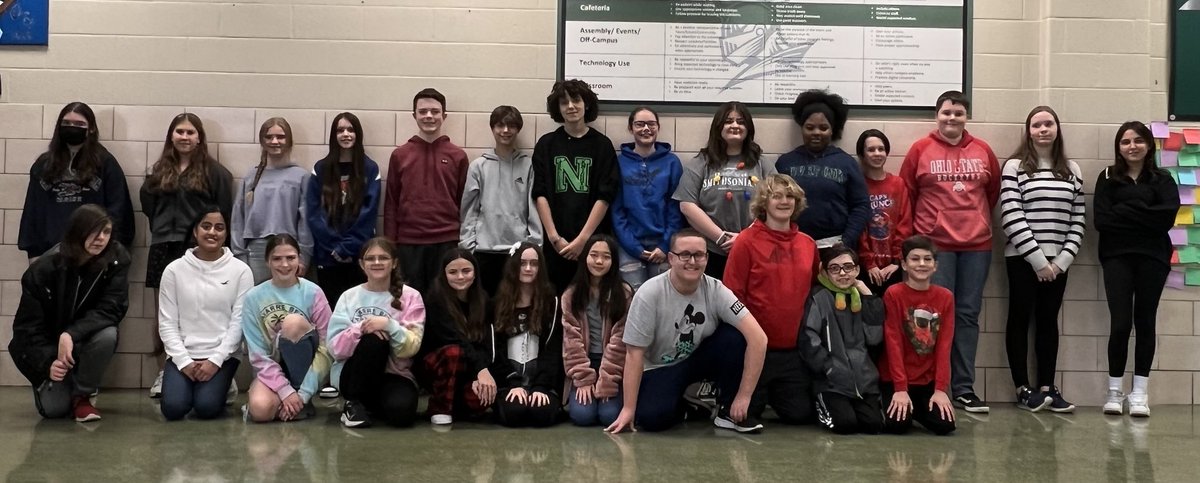MsBonick_NMS's tweet photo. Congratulations to Nordonia Middle School’s Knight Way Right Way recipients for the 2nd quarter. Thank you to all the friends and families that came out to support them today!💚🎉
⁦@BryanMSeward⁩ 
⁦@DrVitale_NMS⁩ 
⁦ https://t.co/BicBjhN5Sb