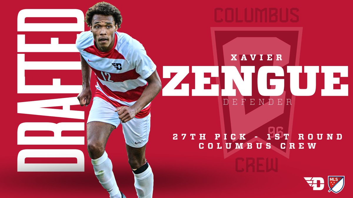 Dayton's Xavier Zengue was selected with the 27th overall pick in the 2023 MLS SuperDraft by the <a href="/ColumbusCrew/">The Crew</a>. Congratulations Xavi and good luck. #UDMSOC
