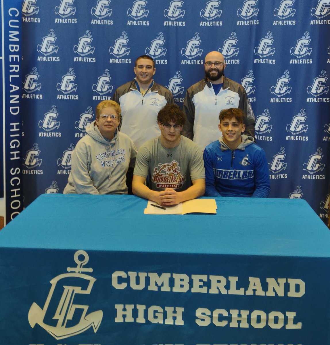 Big day on Campus as Senior Student - Athletes announced their next education and athletic stop.

Dmitry Dillon  - Wrestling  - Rhode Island College  

<a href="/Branden_Mello/">Branden Mello</a> <a href="/BWMcGair03/">Brendan McGair</a> <a href="/EricBen24/">Eric Benevides</a> @NCoitABC6 <a href="/RIIL_sports/">RIIL</a> <a href="/riiaaa2018/">@RIIAAA</a> <a href="/GoAnchormen/">RIC Athletics</a> <a href="/CHS_Wrestling/">Cumberland Wrestling</a> <a href="/colinsmith157/">Mr. Smith</a>
