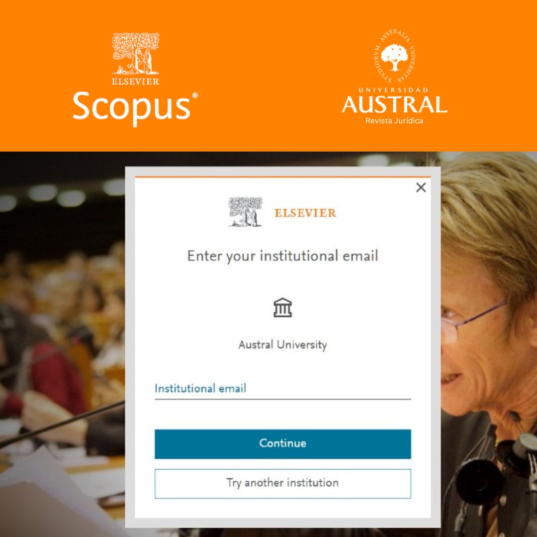 AustralDerecho's tweet photo. #OrgulloAustral > La Revista Jurídica Austral (RJA) ha sido incorporada por @Scopus.
Esta indexación se suma a las más de treinta que la RJA posee y constituye un reconocimiento de alto nivel a la calidad científica de la revista.
Aquí los detalles 👉🏽https://t.co/XCgTQ4wtZp https://t.co/sBWTK3rLBe