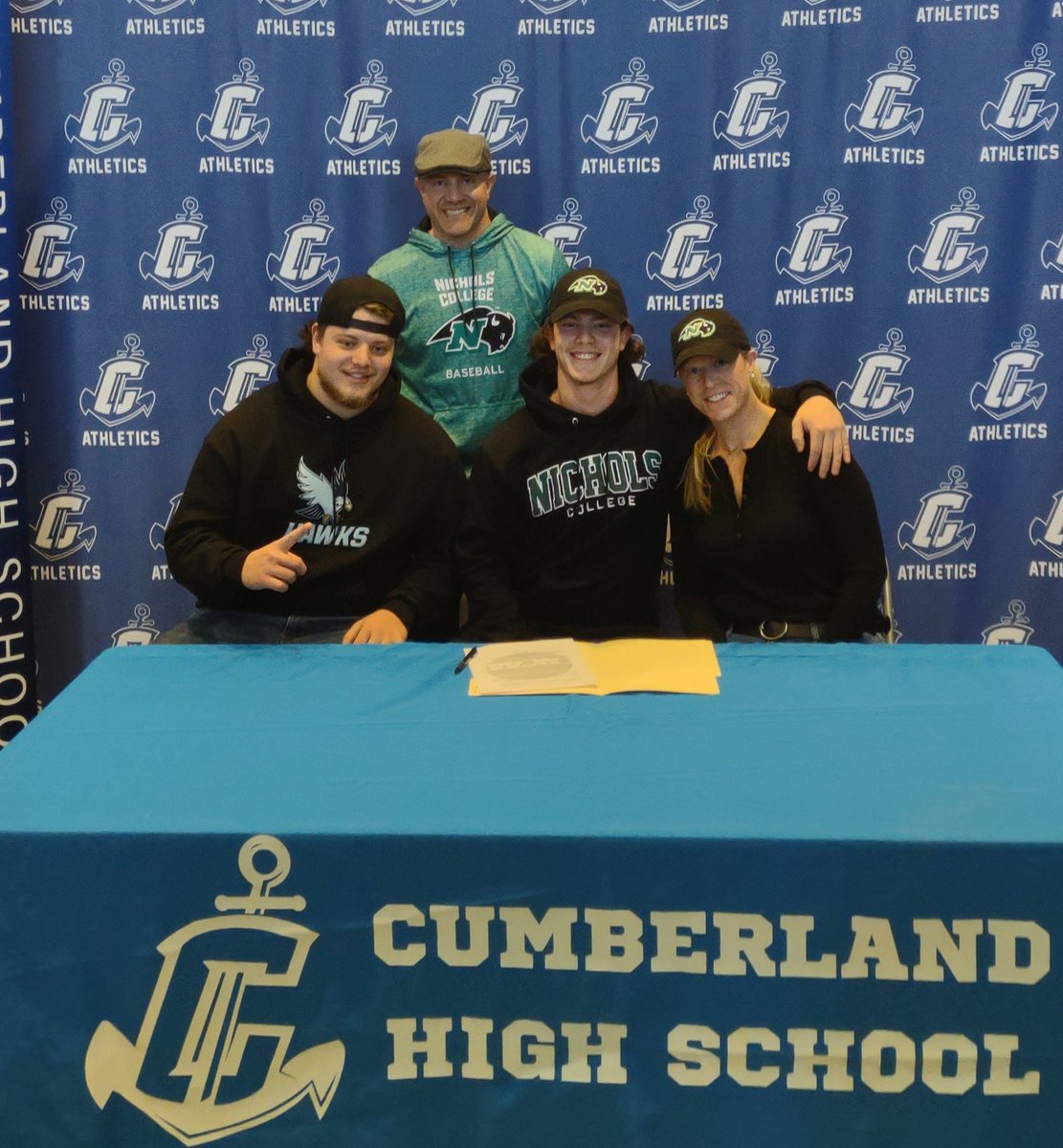 Big day on Campus as Senior Student - Athletes announced their next education and athletic stop.

Charlie Tarara - Baseball  - Nichols  College  

<a href="/Branden_Mello/">Branden Mello</a> <a href="/BWMcGair03/">Brendan McGair</a> <a href="/EricBen24/">Eric Benevides</a> @NCoitABC6 <a href="/RIIL_sports/">RIIL</a> <a href="/riiaaa2018/">@RIIAAA</a> <a href="/Nichols_College/">Nichols College</a> <a href="/Clipper_Ball/">Cumberland Baseball</a>