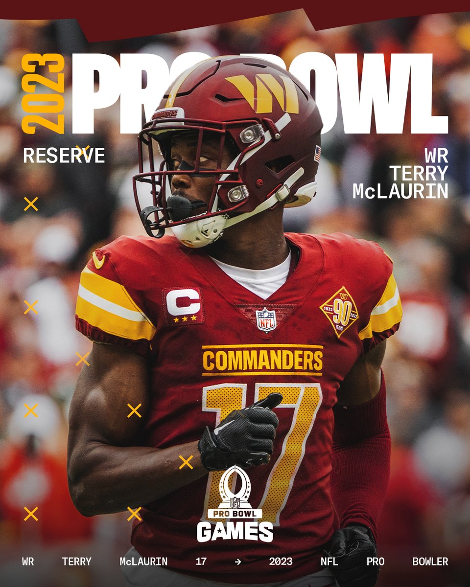 Commanders's tweet image. finally.

@TheTerry_25 is a Pro Bowl WR ‼️