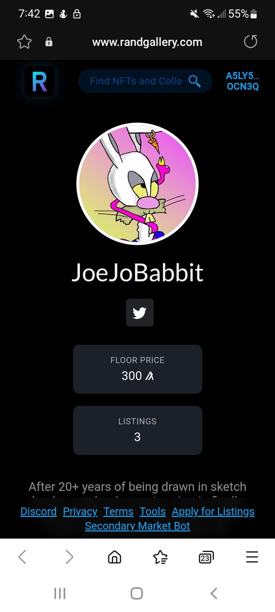 JoeJoBabbitNFT's tweet photo. This is beyond my wildest dreams 
JoeJo floor is 300a and 8bit is at 50a on a mostly free mint!

You guys are crazy!
#AlgorandNFTs #AlgorandHasNFTs https://t.co/ceKtgxPNqM