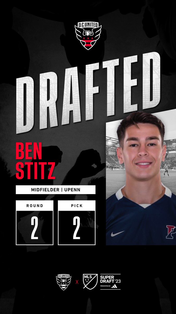 With the 31st overall pick in the 2023 MLS #SuperDraft, D.C. United selects…

Midfielder and Baltimore-native Ben Stitz out of <a href="/PennMSoccer/">Penn Men's Soccer</a> 👏

#DCU || #VamosUnited