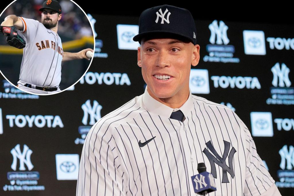 New York Post Sports on X: Yankees' Carlos Rodon deal has Aaron Judge's  seal of approval   / X