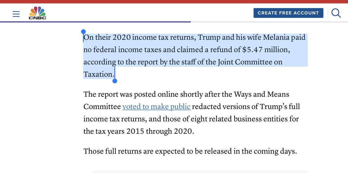 <a href="/DonaldJTrumpJr/">Donald Trump Jr.</a> The Trumps live in a mansion on a golf resort

Paid no taxes for years

Yet still sought a refund of $5.47 million

Zelenskyy lives in war torn Ukraine

Yet defends democracy from a ruthless enemy as bombs rain down upon him

Who’s the welfare queen, you turbid lump of feculence