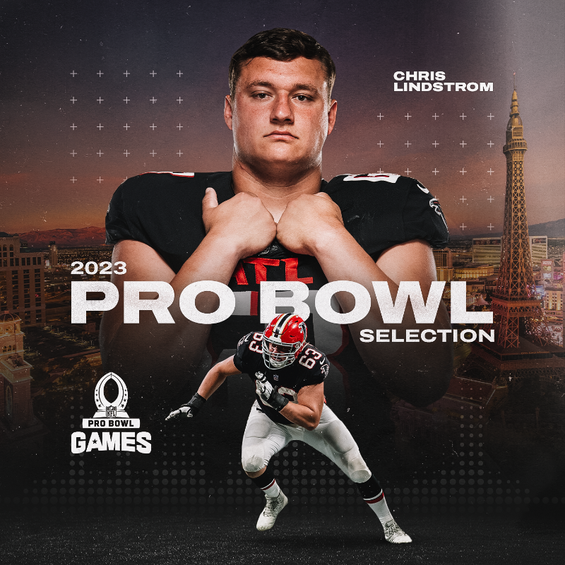 AtlantaFalcons's tweet photo. The best Guard in football is now a Pro Bowler

@C_Lindstrom63 x #WPMOYChallenge