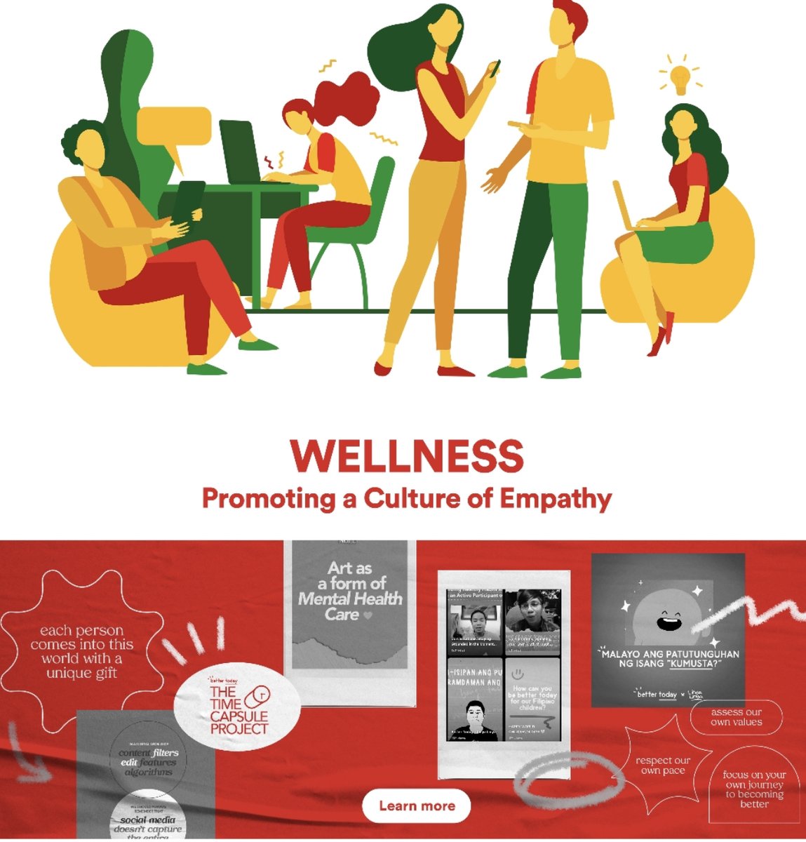 pldt's tweet photo. PLDT &amp; @LiveSmart through @BetterTodayPH reached at least 12M people for efforts to champion digital wellness and safer spaces, driven by the belief that to have a better tomorrow, Filipinos must be #bettertoday and work on protecting the next generation. https://t.co/hChPgjRTT4 https://t.co/qCR2LJAqsv