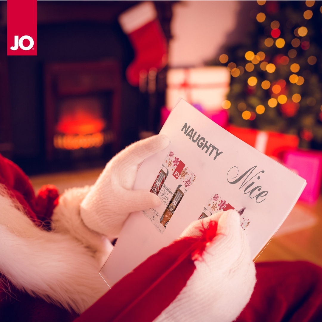 System_JO's tweet photo. Make your list and check it twice. JO is going to find out who's naughty or nice.
Find in store or shop online at https://t.co/ihbocpTk9D!โ
โ
#PleasureProduct #SystemJO #ShopJO #AdultStore #onlineshopping #onlinestore #NaughtyOrNice #NaughtyList #PleasureGifts #AdultGifting https://t.co/JWiU2pcuFC
