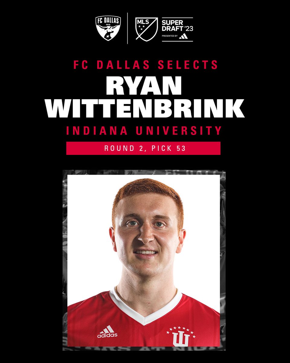 We love Hoosiers. 

With the 53rd pick in the <a href="/MLS/">Major League Soccer</a> SuperDraft, we have selected forward Ryan Wittenbrink from Indiana University.

<a href="/ryanwitt23/">Ryan Wittenbrink</a>  | <a href="/IndianaMSOC/">Indiana Men's Soccer</a>