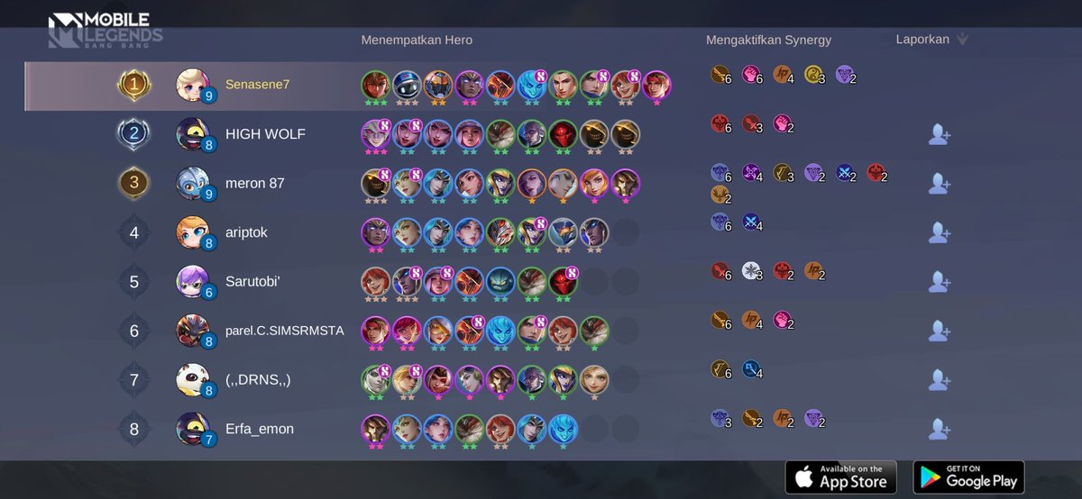 sena_sene's tweet photo. Ayo bergabung dengan tim saya, tantang semua Player MOBA terbaik bersama! 
https://t.co/TOkoEoJHgw https://t.co/9NRKZtRy0n