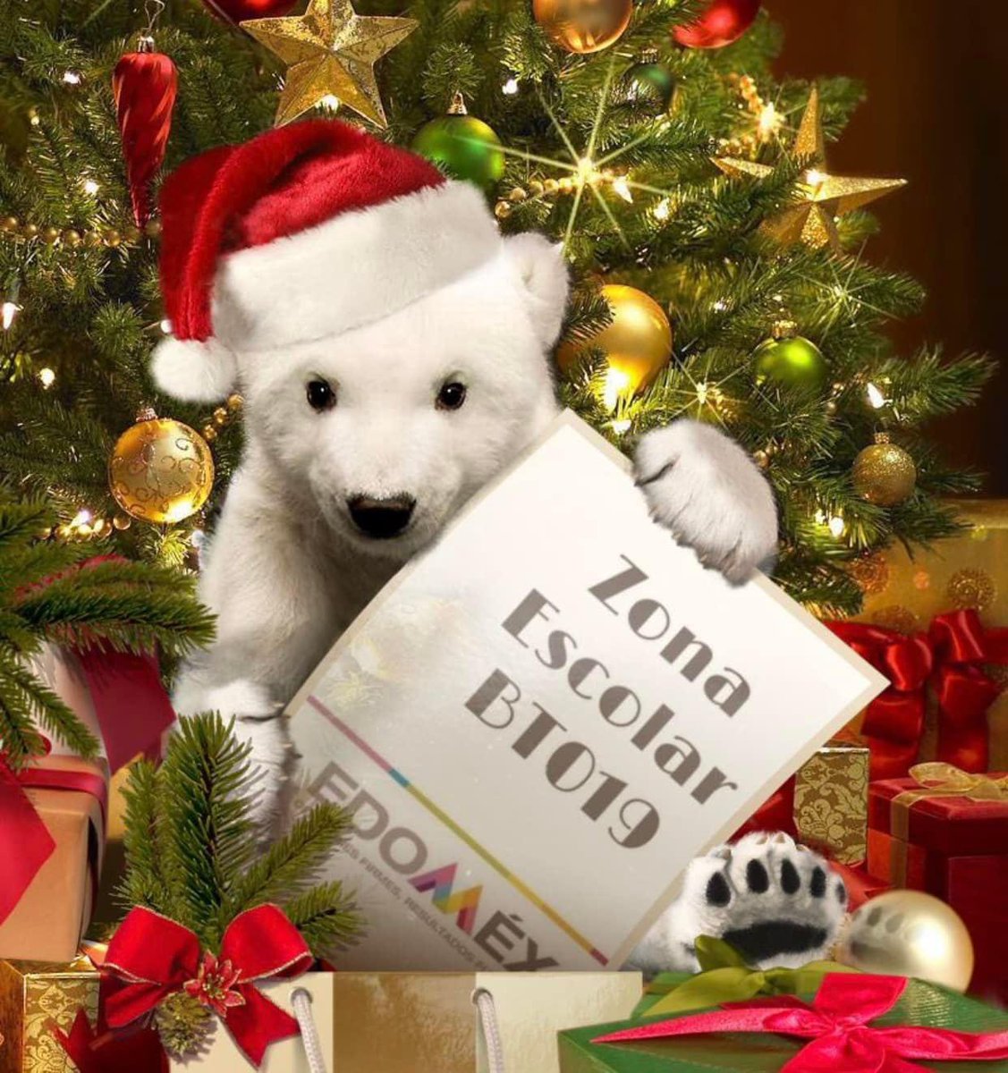 ZonaBT019's tweet photo. Deseamos que tengas una Feliz Navidad, llena de amor, alegría y felicidad con cariño #BT019 @geramonro05 @hectorhesilva @HectorUlisesCG1 @Moctezuma2019 @SeducEdoMex @SEMSedomex https://t.co/g9xBAD1lDH