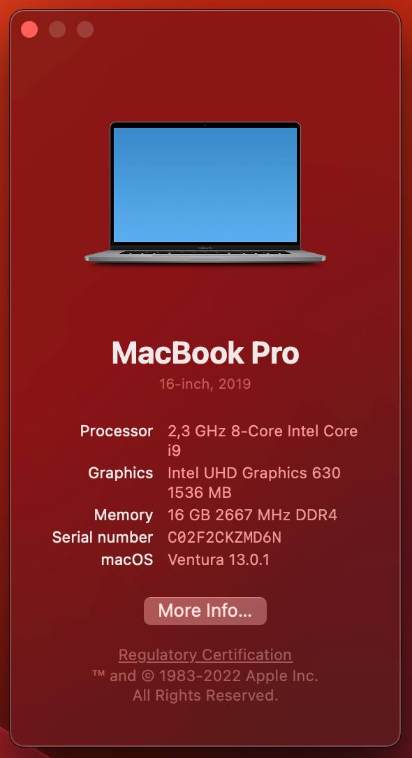Cari MacBook Pro Intel spek super mentok? Nih ready! 😍
MBP 16 inci 2019.
CPU 2,3 Ghz i9, 16GB RAM, 1TB SSD, VGA Intel dan AMD Radeon Pro 5500M
Fullset, mulusss.

Harga baru 40jt, dijual bekas 24jt aja.
Jakarta free ongkir! Minat? Cuss DM. Bantu RT boleh ya. Thanks Twitter 🙏🏼