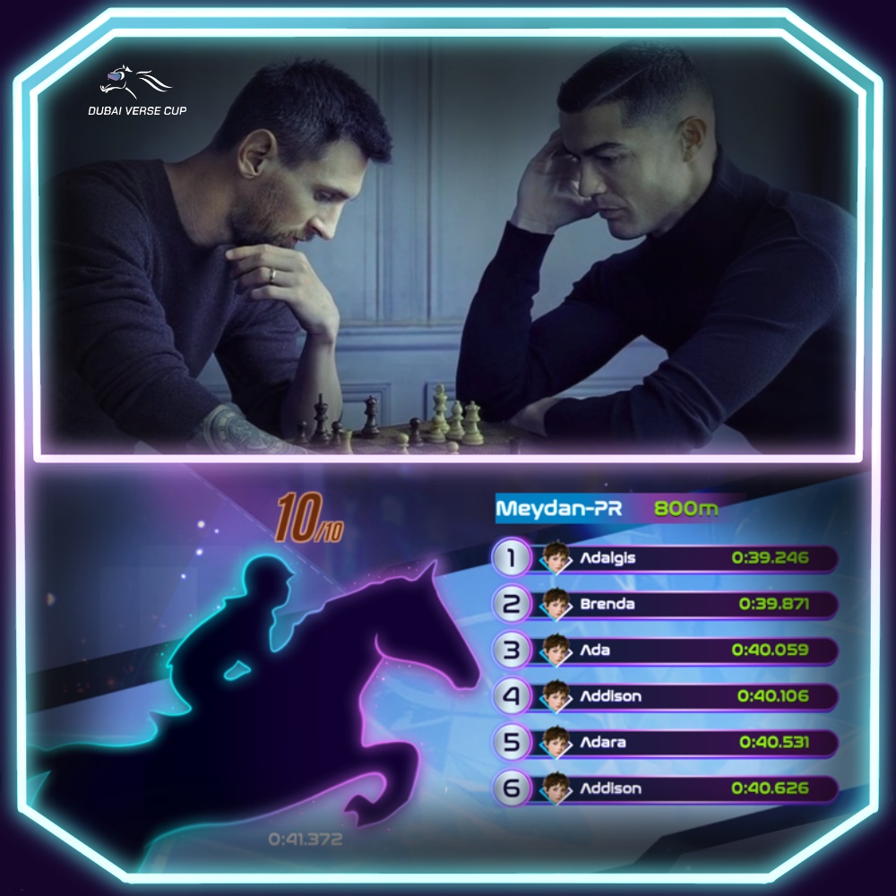 DubaiVerseCup's tweet photo. Hard to say which one of them is the Greatest-Of-All-Time. But fair to say they got the Greatest-Taste-In-GameFi π
#web3 #horseverse #DubaiVerse #Verse #P2E #PVP #playtoearn #GameFi #Cryptocurrency #NFTs #Web3Games #web3 #horseracingtips #Metaverse #NFTCommunity #GameFiConnect https://t.co/wv3QulWXaI
