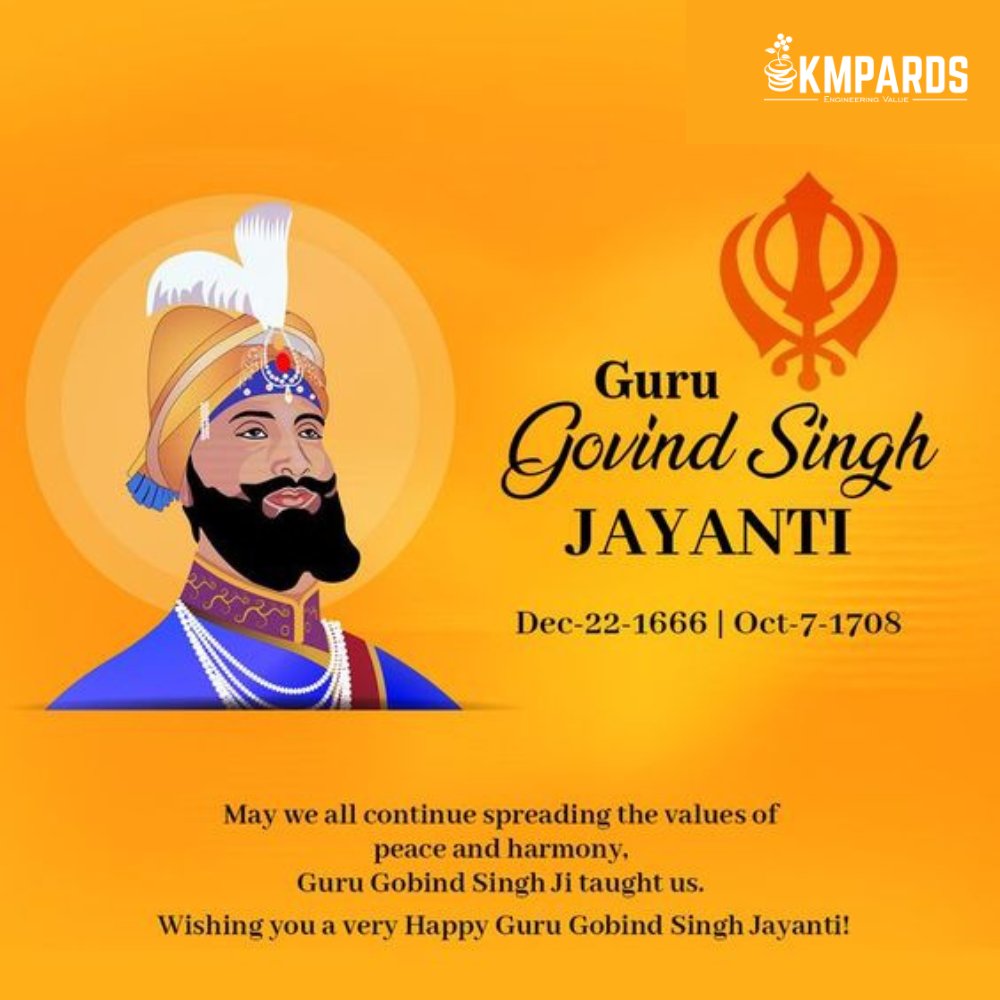 kmpards's tweet photo. May you and your family forget all your pain and suffering. Wishing you nothing but happiness and success, this Guru Gobind Singh Jayanti.

#GuruGobindSinghjayanti #Kmpards https://t.co/CGmtmy2j7p