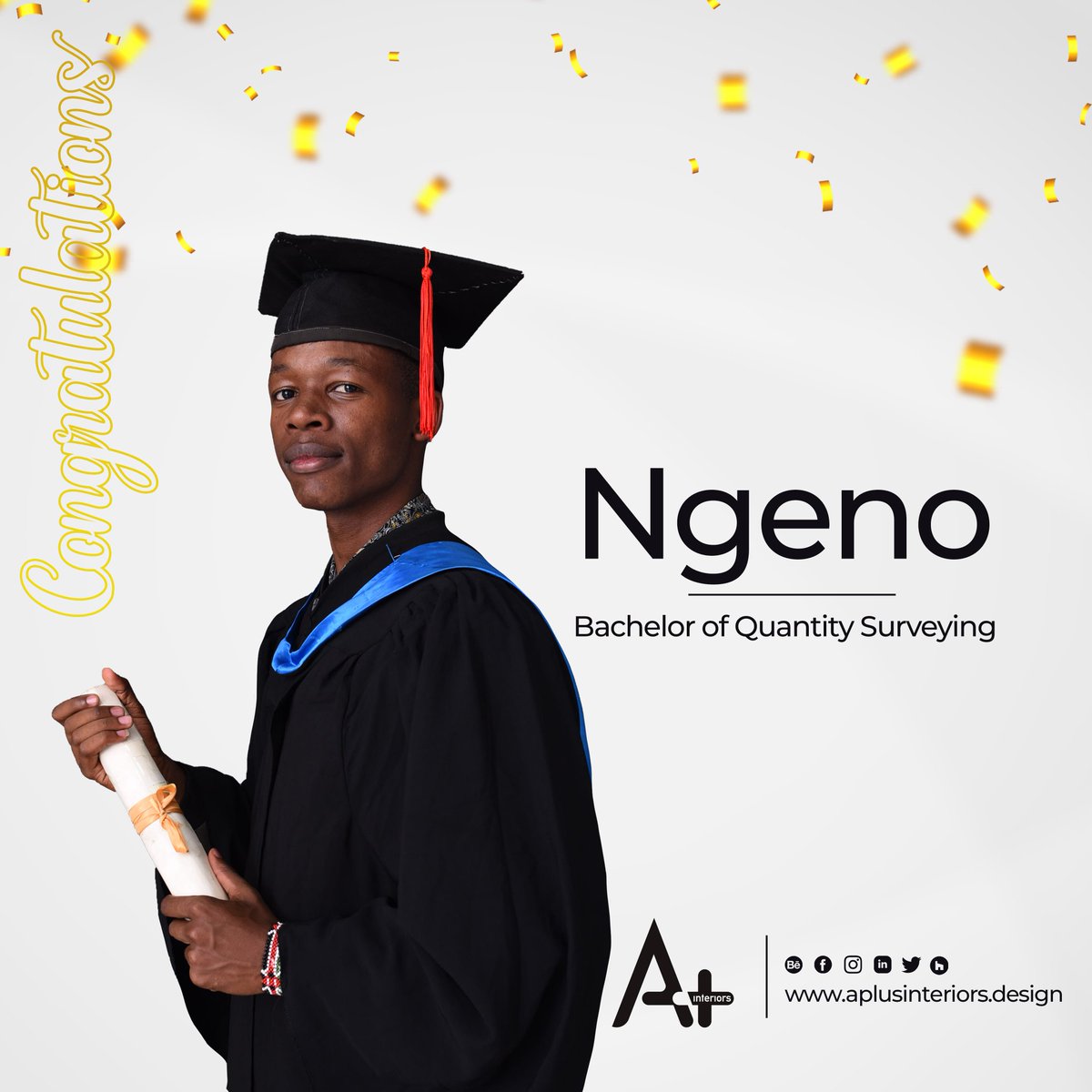 Aplus_interiors's tweet photo. Some more🎓🎓 to our cabinet
#congratulations gentlemen!
#interiordesign #aplusification #graduation https://t.co/BHTibG5wP8