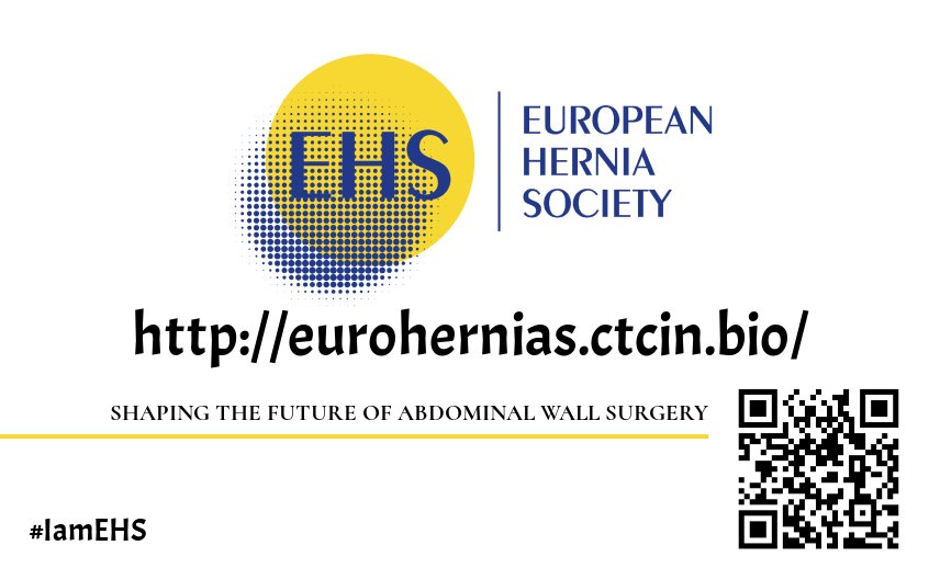 The smart link allows you to browse all EHS activities such as #HerniaCongress, #HerniaCourse, #EHSjClub, #EHSLearnight, learn more about #AWSurgery and #HerniaSurgery, access to #JoAWS, #HerniaGuidelines so on, so on!

🔗 eurohernias.ctcin.bio 

#HerniaFriends #IamEHS