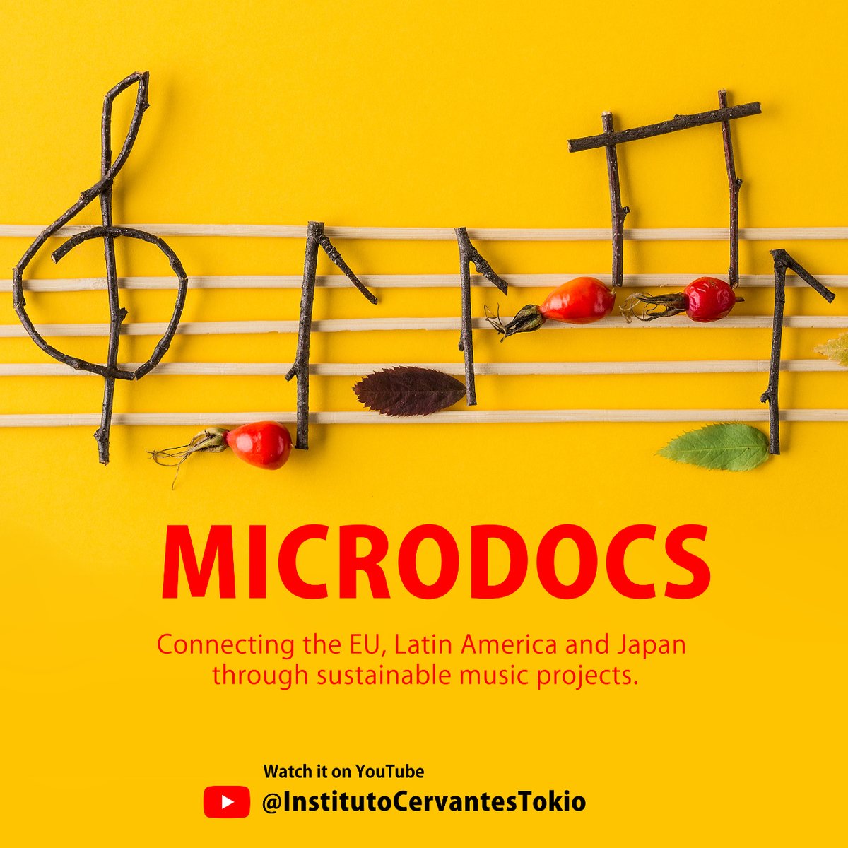 EmbColombiaJap's tweet photo. Los invitamos a conocer #MICRODOCS proyecto audiovisual creado por estudiantes japoneses sobre la igualdad y sostenibilidad en la creación artística de la mano con #Colombia y otros países de América Latina. Conoce los detalles aquí: https://t.co/hHIXrlNWBP
@CervantesTokio https://t.co/5nY1zk77Z1