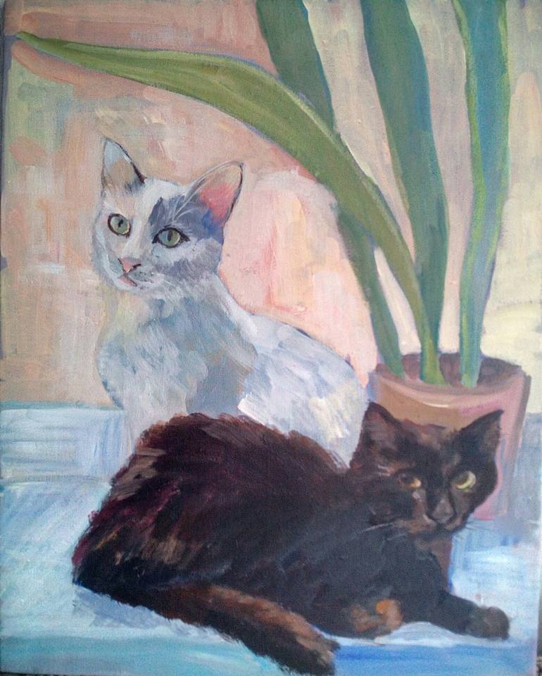 Buongiorno a tutti☕🎄🎁❄️
Auguro di cuore ♥️ un sereno e dolce giovedì 😽☃️❄️

       ~❄️🎅😺🤶❄️~

#art  #ArtLovers #catlovers #ArteYArt #morning #goodmorning #Winter #Cat  #paint #BuongiornoATutti

🎨saatchiart.com/print/Painting…