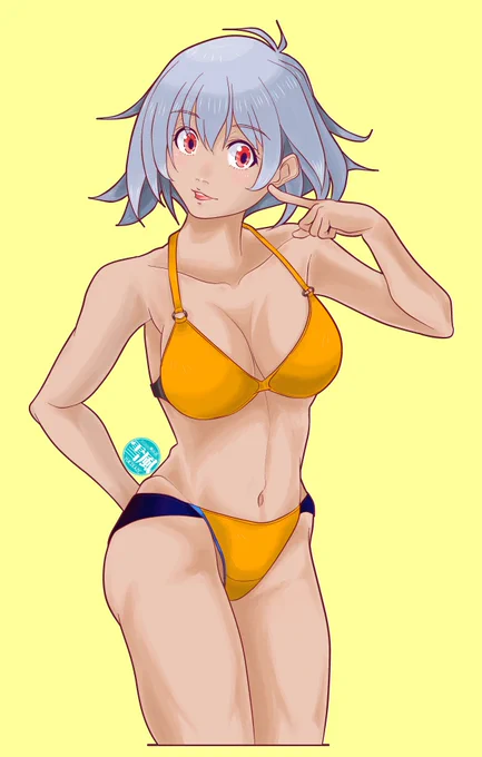 #くそ寒いので水着絵を貼る 