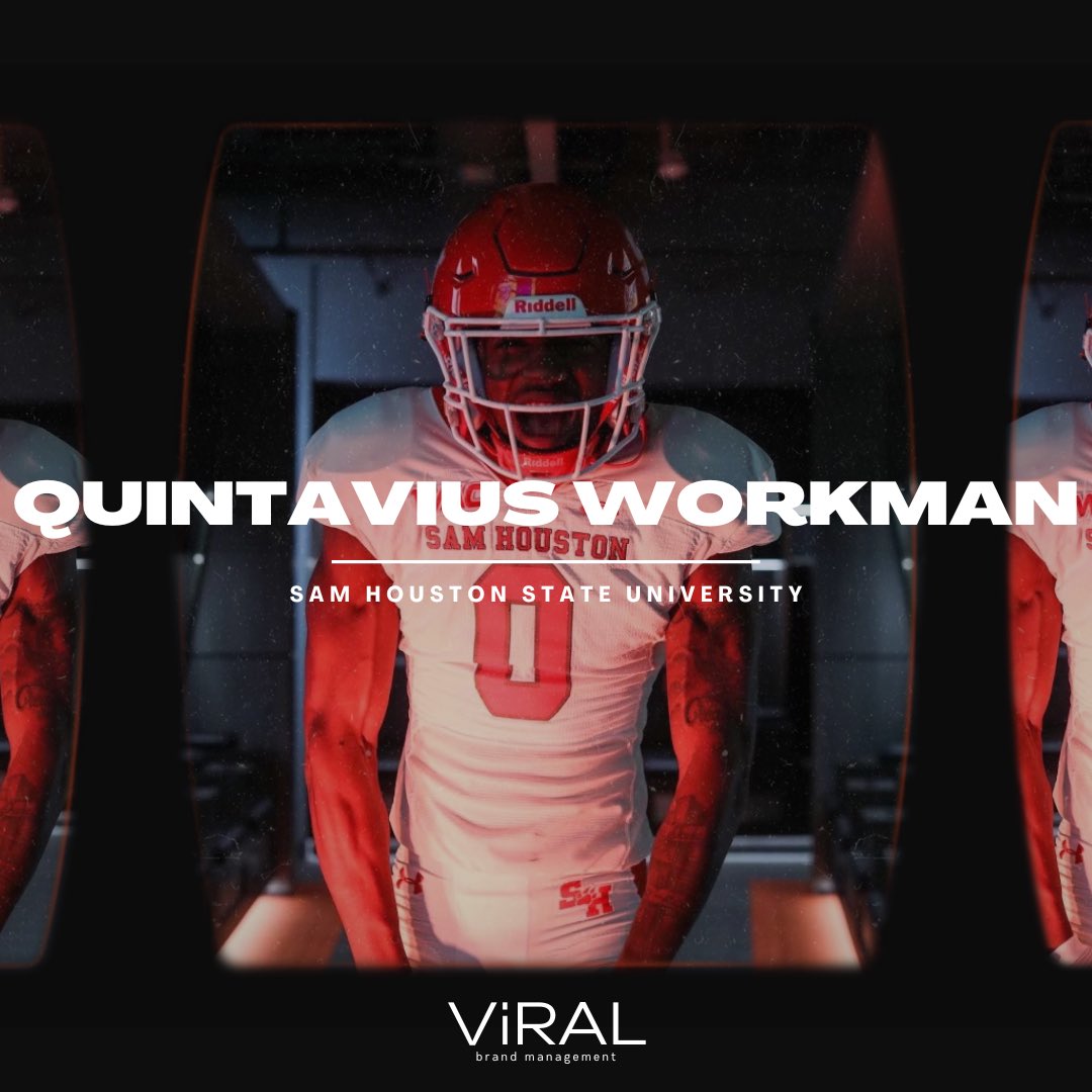 join us in welcoming <a href="/qjwworkman/">Quintavius Workman</a> from Sam Houston State University as an OFFICIAL #ViRAL athlete. 📸📈🆙