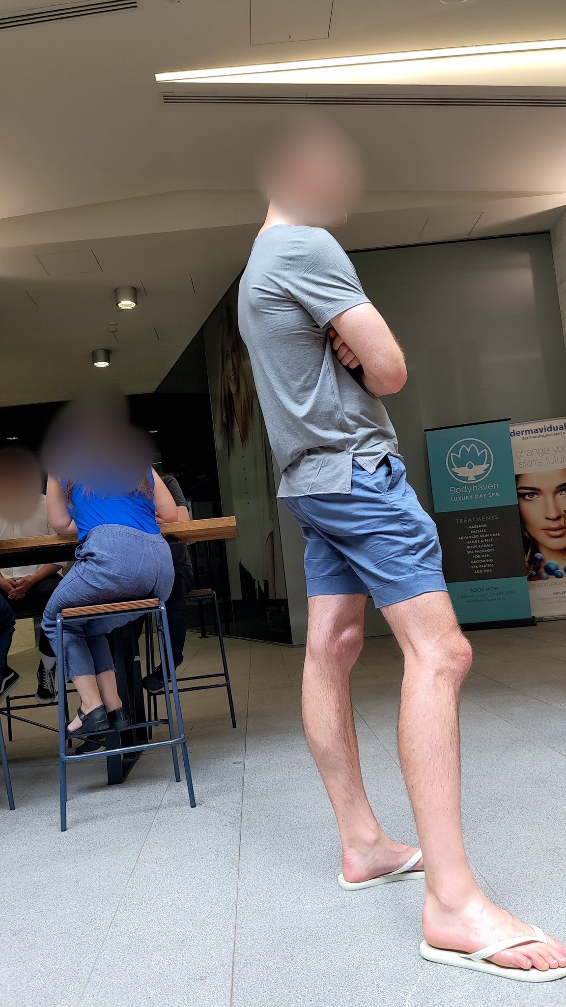 Spy on Guys in Public on Twitter: "Waiting for a coffee #gayvpl #gaybulge #gymguys #