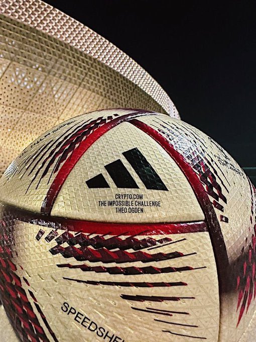 A World Record. The first person in history to attend every match of a #FIFAWorldCup  ✅
6️⃣4️⃣ /6️⃣4️⃣ ✅
His own matchball ✅
<a href="/Thogden/">Theo</a> completes the #TheIMPossibleChallenge.