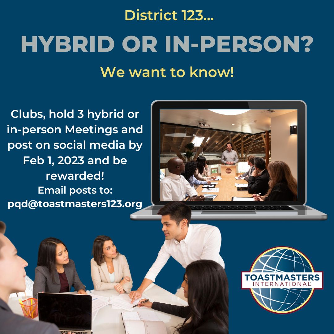 District 123 Toastmasters tweet media