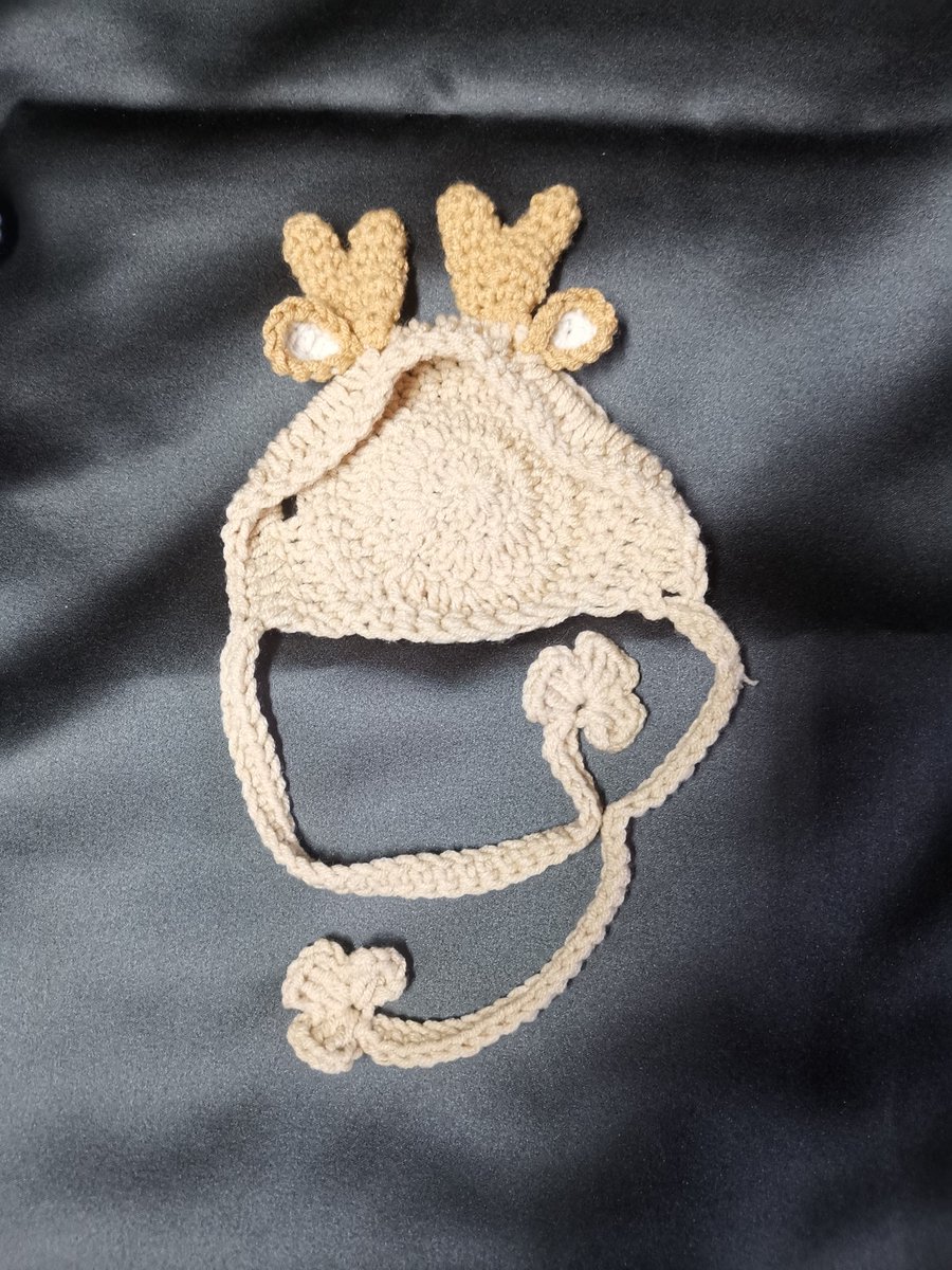 WaraCrochet's tweet photo. หมวกแมวมาแย้ววววว หมวกน้องกวาง 150 บาท 
ค่าส่ง 40 จ้า

#crochet #handmade #หมวกแมว #xmas #pet #ทาสแมว #ชุมนุมน���กถัก https://t.co/HzBsjh4FJf
