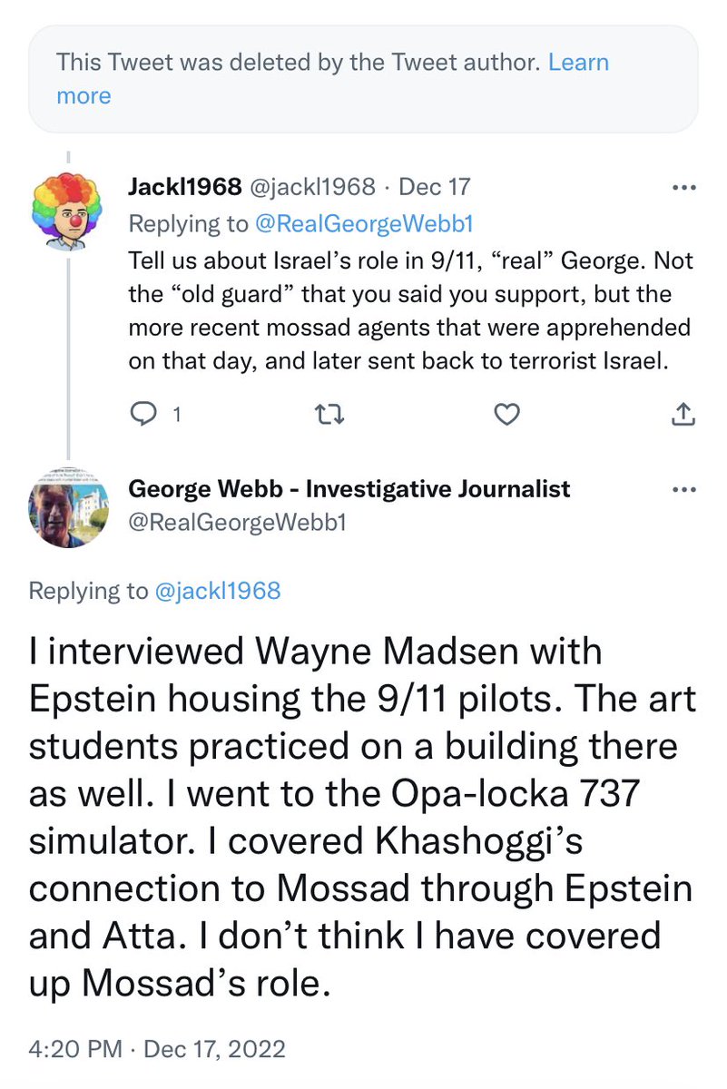 ethanserone's tweet photo. @RealGeorgeWebb1 @jackl1968 Why did you delete your tweet, Mr. Sweigert? https://t.co/kc0QniBlJi