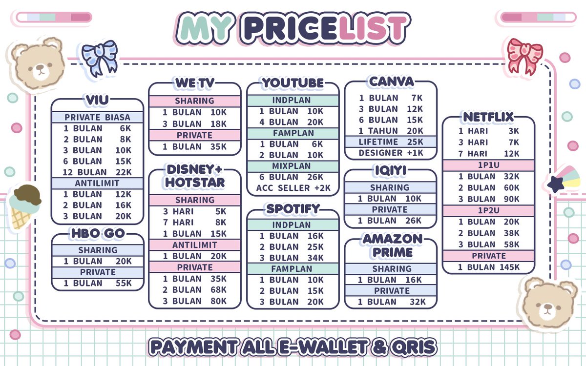 ヾ(❀╹◡╹)ﾉ hi kak! butuh aplikasi premium? yuk disini ada, mulai dari harian sampe tahunan. proses sat set, aman, trusted, full garansi, fastrespon ✨✨

💌 : dm/wa bit.ly/byLefiliri
💸 : all e-wallet &amp; qris 
testi : bit.ly/TestiLefii

#zonauang #zonajajan #zonabu