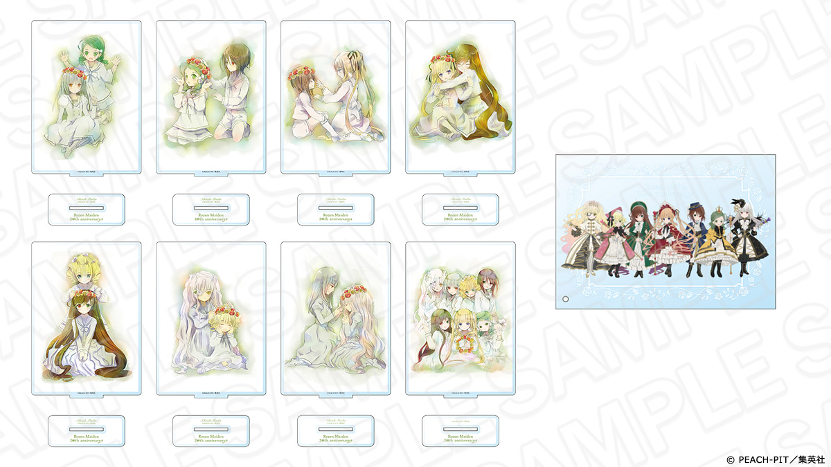 売り切れあり　ローゼンメイデン展　20周年記念原作版.コースター コンプリート ローゼンメイデン展 20周年記念原作版.コースター コンプリート