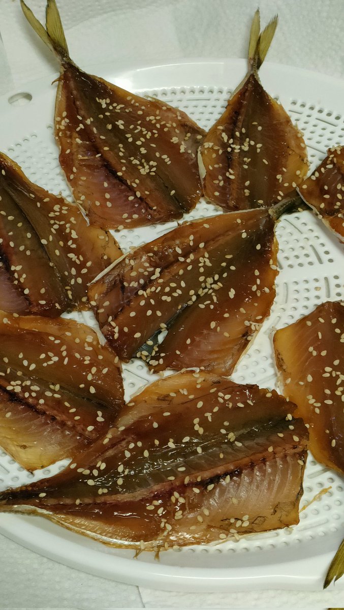 自家製みりん干しが最高な件🐟