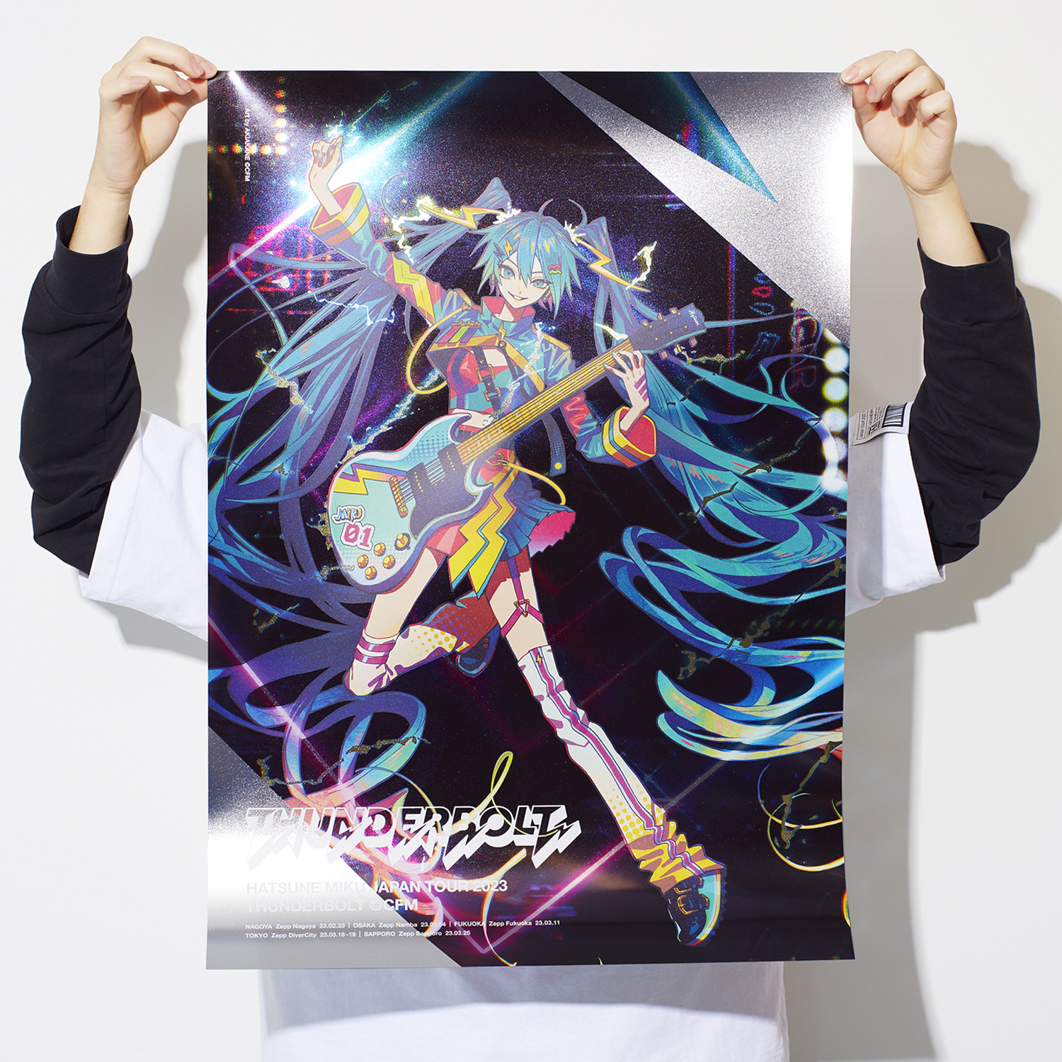 n-buna×Orangestar サイン入りB2ポスター 雪ミク 当選品