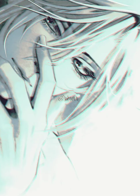 #作品を載せて自分の作品を知ってもらおう長髪、白髪男子描いてます 