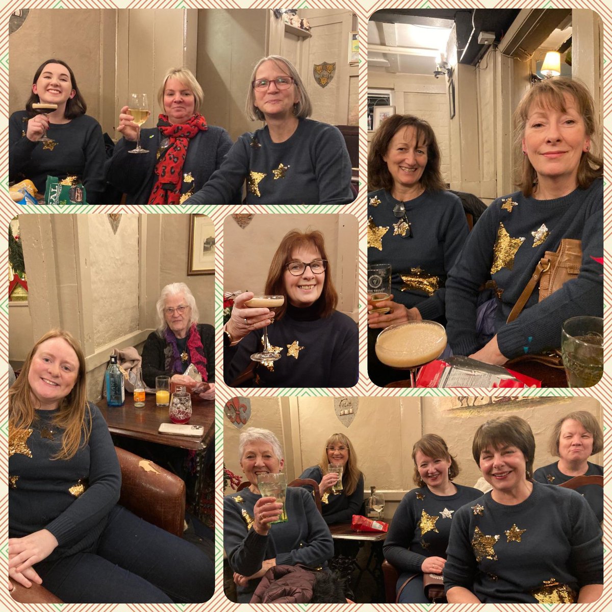 Our last event of 2022, a performance for #MuchWenlock WI, was followed by festive drinks! Thank you to everyone who has supported us this year, and especially for contributing to our fundraising for @ATSociety - we have raised over £800 for this wonderful charity this year 😊💙