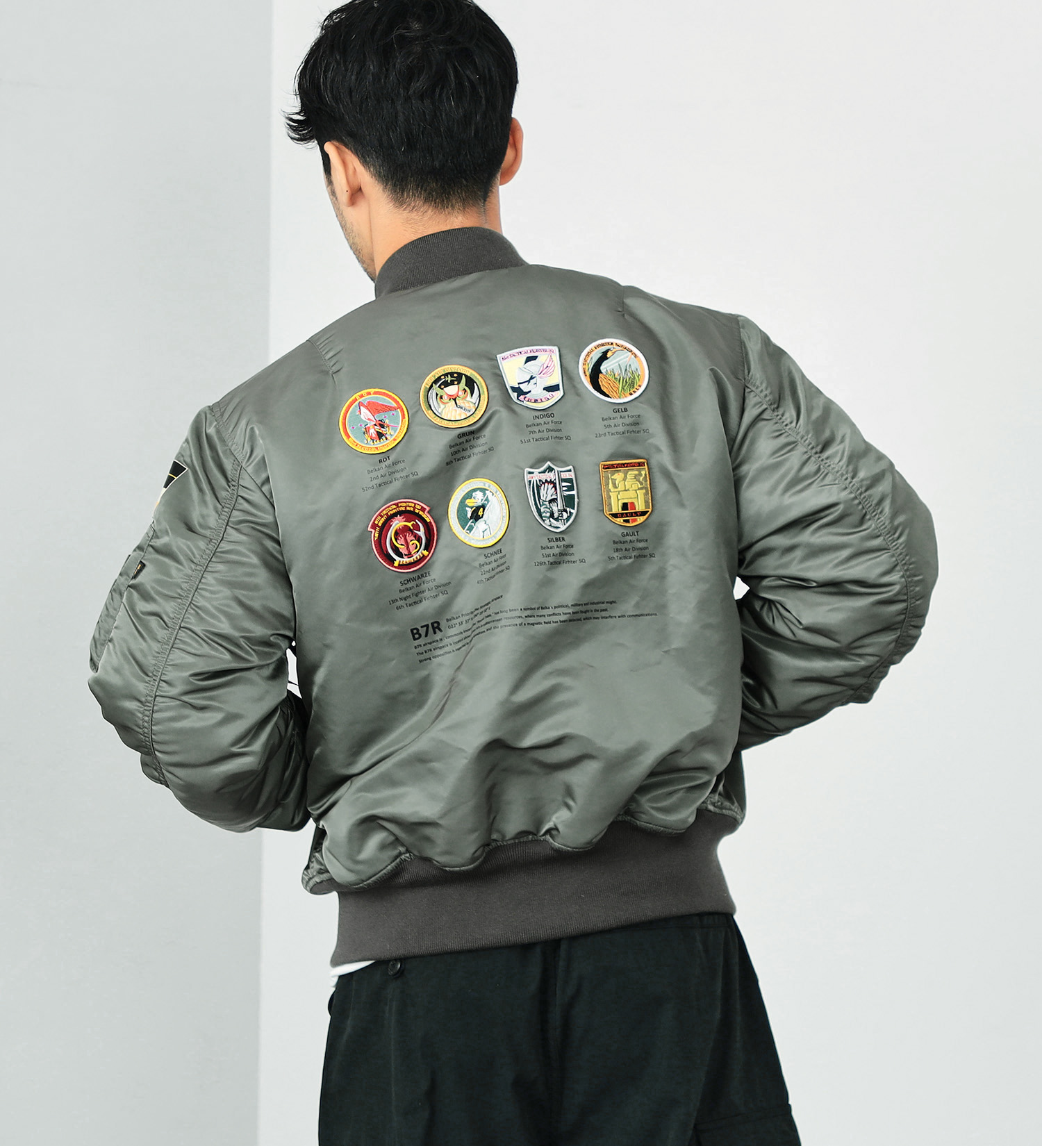 新品タグ付き M ALPHA INDUSTRIES×ACECOMBAT「MA-1 BELKAN AIR