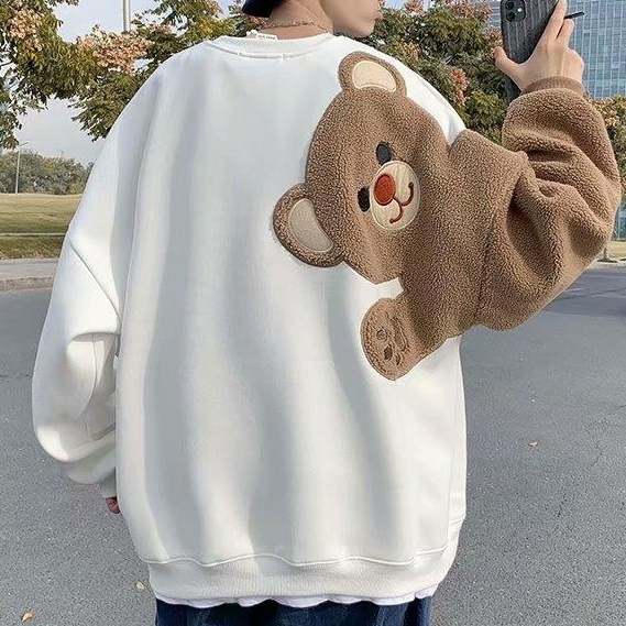 Mocolist_shop's tweet image. 一枚で視線を奪う 熊柄 長袖 ラウンドネック スウェット
商品番号：【37335】
詳細はこちら►
urlnb.com/hLZfkKH6
#一枚で視線を奪う
#熊柄
#長袖
#ラウンドネック
#スウェット