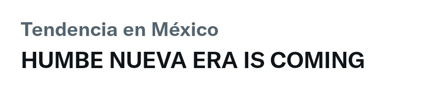 kryptonitasdh's tweet image. poder es una palabra y el fandom de humbe su definición 

HUMBE NUEVA ERA IS COMING