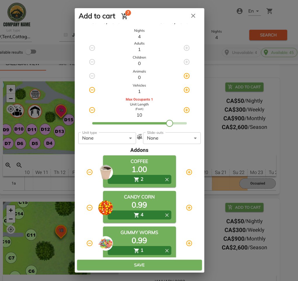 CampPitch's tweet image. I&apos;m excited to announce the new addon feature for the online reservation portal - the ability to upsell your reservations! With this new feature, you can easily offer additional services or amenities to your customers during the booking process. #pitchcamp #reservationupsell