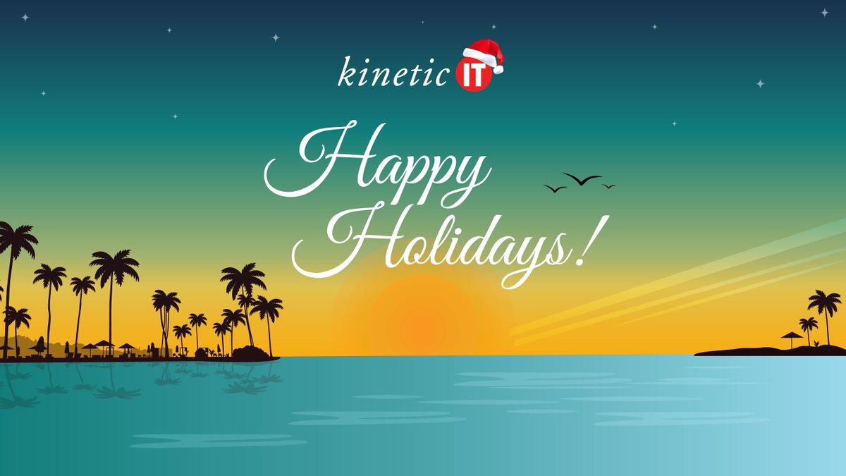 We're out! On behalf of all of us, we hope you enjoy a safe and prosperous festive season. #HappyHolidays
