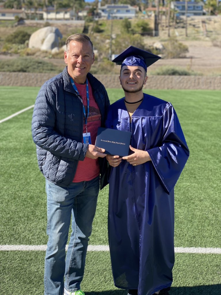 Congratulations to our first graduate!