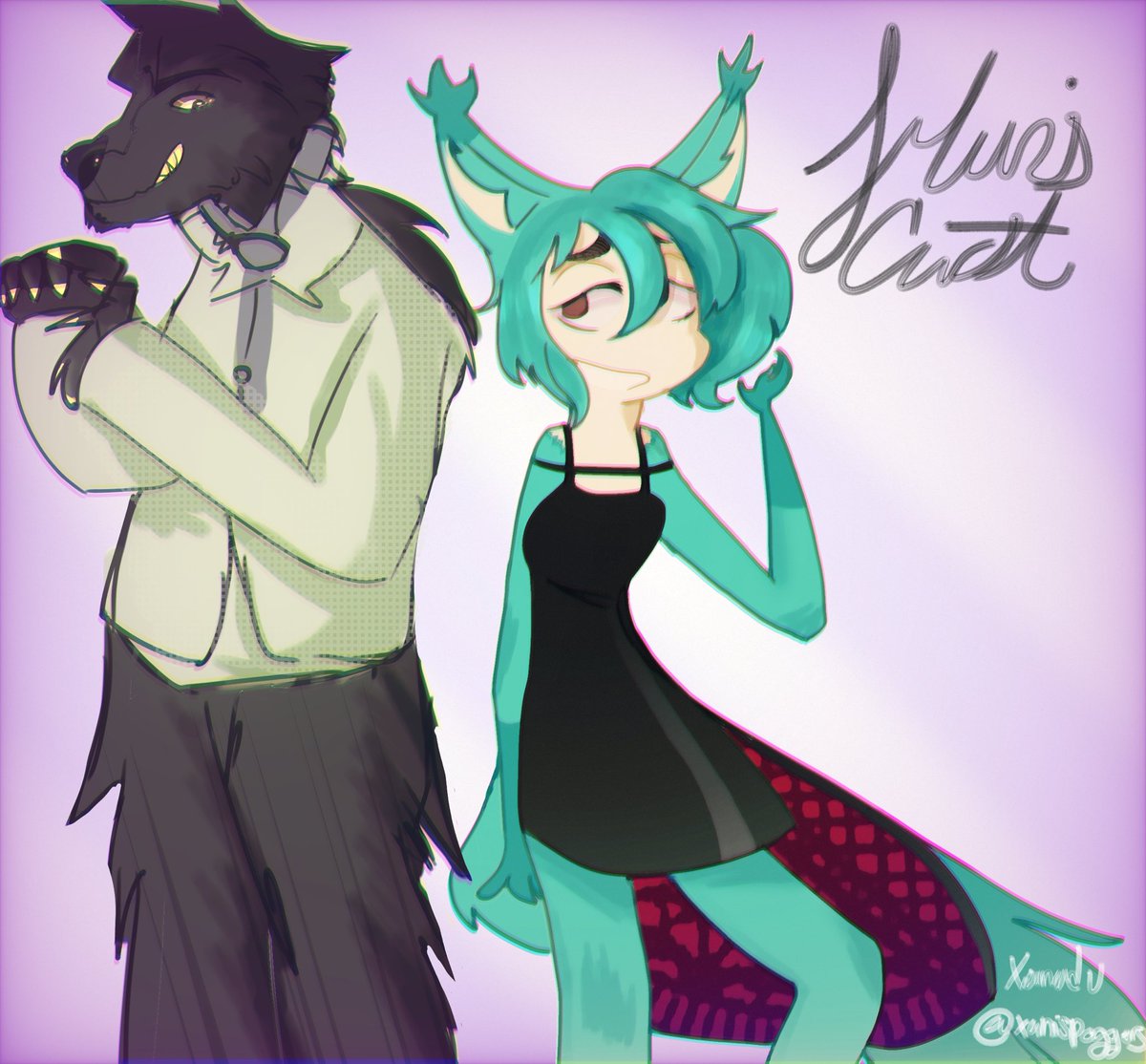 Diangelooz's tweet photo. my homeworks a little overdue, but here are these ✨fabulous✨ boys #hunicast #edwolf #kovicat #spyxfamilyhunicast #sxf #huni #art @AshNicholsArt @kovox @EdBoscoVA https://t.co/YGbYUtLB9I