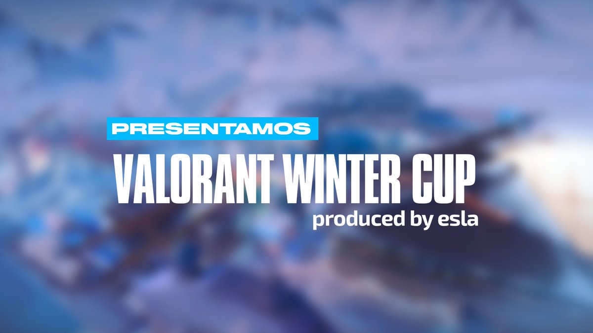 📢Les presentamos la ESLA Valorant Winter Cup
📜Round Robin 16 equipos Bo3 🗓️Viernes 13 de Enero
🏆Premio 100USD$ + 3 slots VSC 
📥Registro vía discord: discord.gg/mjCrqMv88h
#eslalatam #esla2023