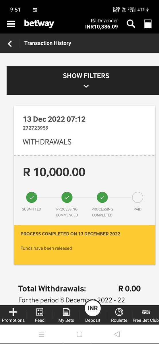 Devendersheo's tweet photo. This is a wrong place for playing , withdraw amount not paid by them. So keep away from this site. https://t.co/ruhrRdKmbb