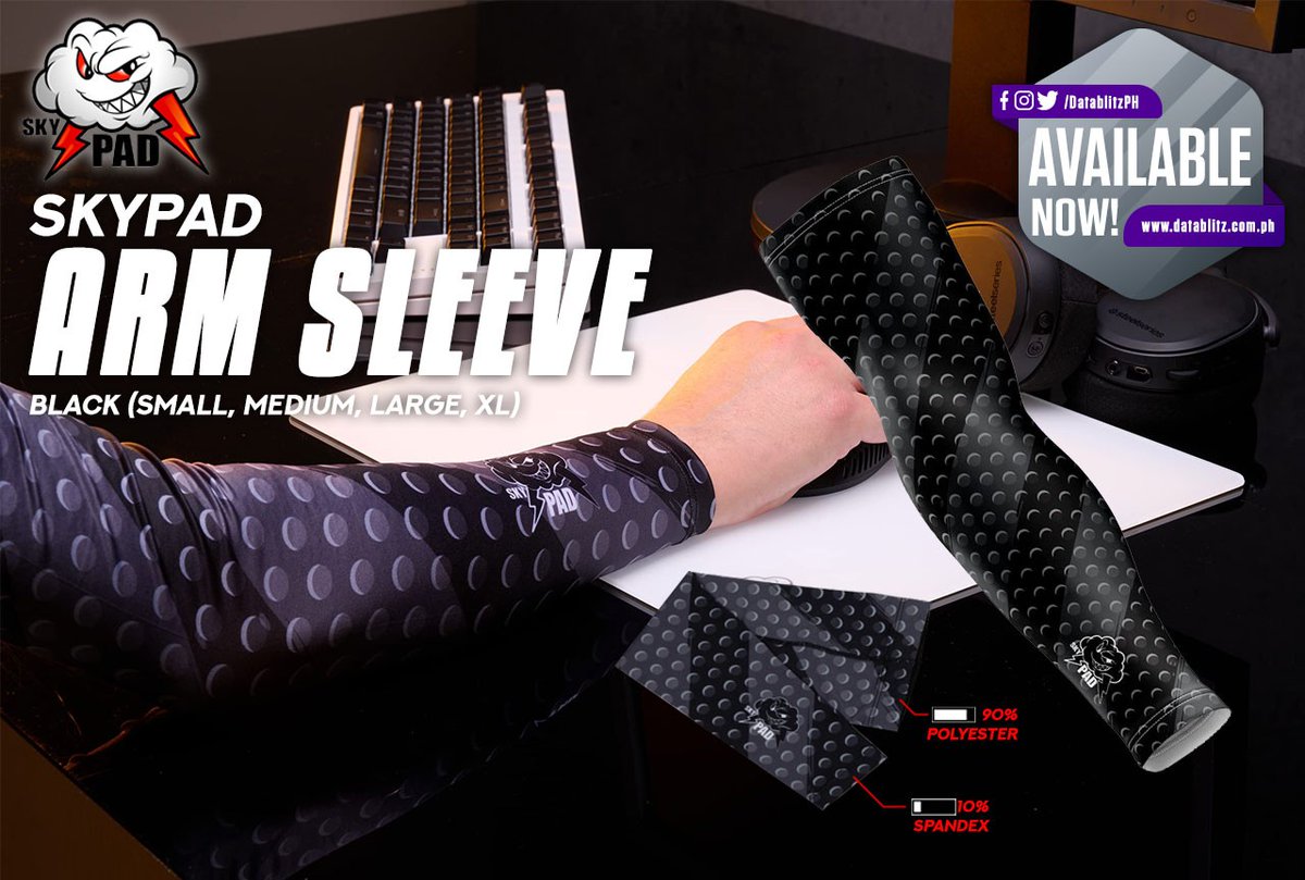 DataBlitz on Twitter "ADD MORE COMFORT TO YOUR GAME! Skypad Arm Sleeve