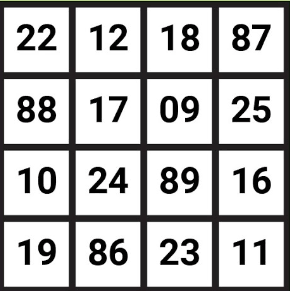 Dipansh28's tweet photo. Ramanujan's Magic Square:
Sum of number (column)= 139
Sum of Diagonal Elements= 139
Sum of any (2×2) Square= 139
#srinivasramanujan
#Mathematician
#NationalMathematicsDay https://t.co/JGggn5DUWp